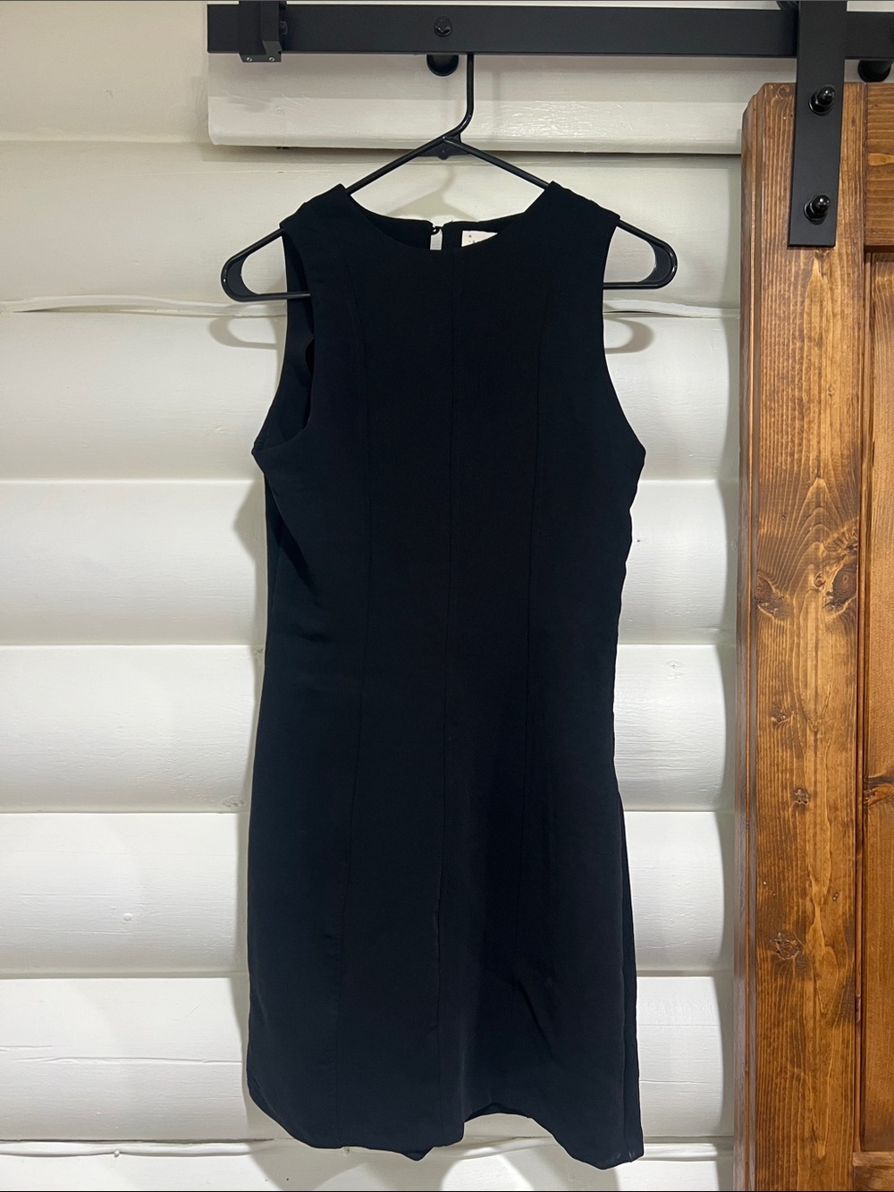 a new day Black Sleeveless Mini Dress